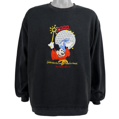 Disney - 2000 -Celebrate the Future Hard in Hand Sweatshirt 2000 Large