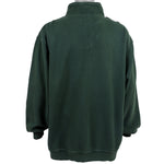 Fila - Green Big Spell-Out 1/4 Zip Sweatshirt 1990s X-Large Vintage Retro