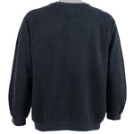 Nike - Black Big Logo Crew Neck Sweatshirt 1990s Medium Vintage Retro