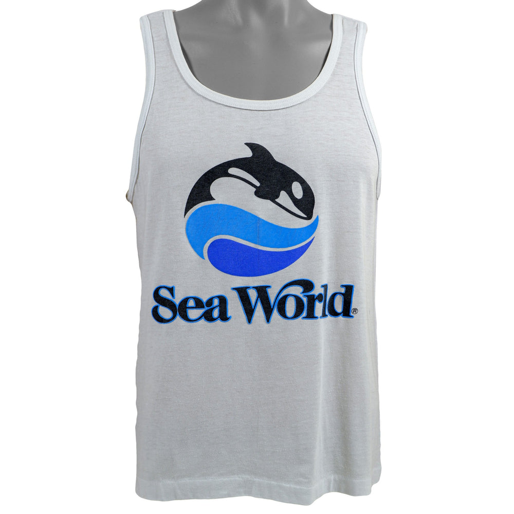 Vintage - Sea World Tank Top 1990s Large Vintage Retro