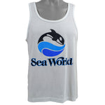 Vintage - Sea World Tank Top 1990s Large Vintage Retro