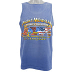 Harley Davidson - Smoky Mountain, Tennessee Spell-Out Top 2000s Medium Vintage Retro
