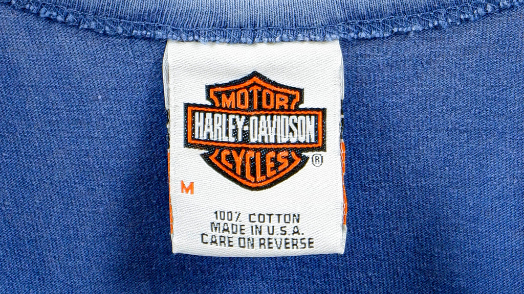 Harley Davidson - Smoky Mountain, Tennessee Spell-Out Top 2000s Medium Vintage Retro