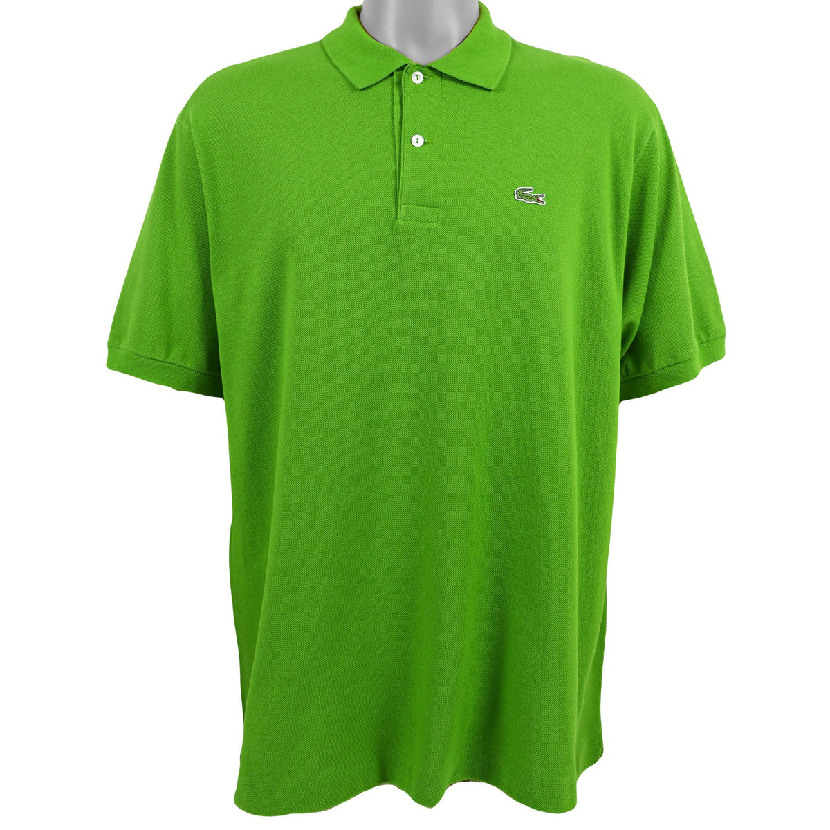 Lacoste - Green Polo T-Shirt Large Vintage Retro