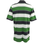 Nike - Tricolor in Stripes Polos T-Shirt 1990s Large Vintage Retro