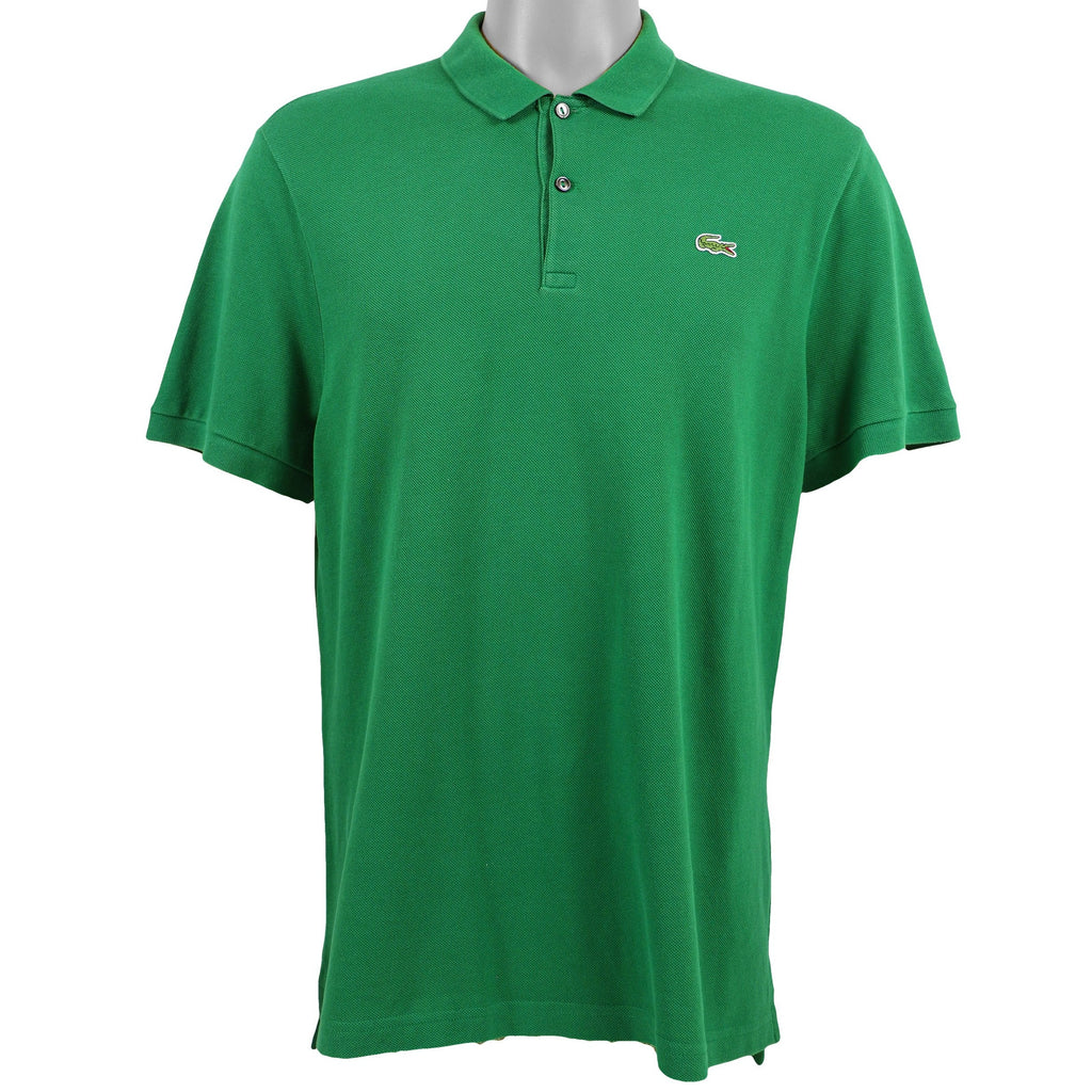 Lacoste - Green Polo T-Shirt Large Vintage Retro