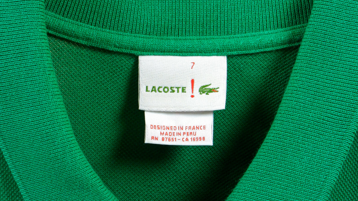 Lacoste - Green Polo T-Shirt Large Vintage Retro