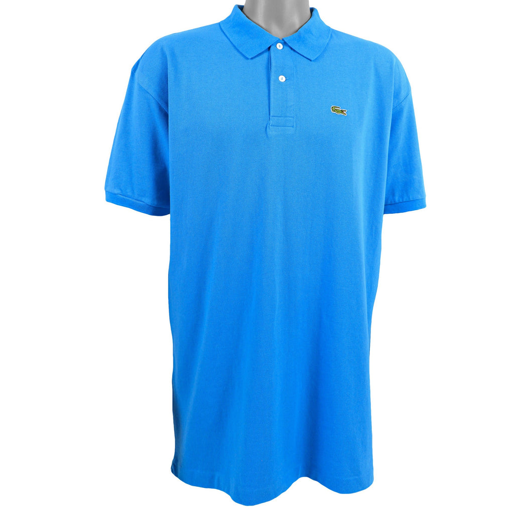 Lacoste - Blue Polo T-Shirt Large vintage Retro