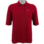 Lacoste - Red Polo T-Shirt Medium Vintage Retro