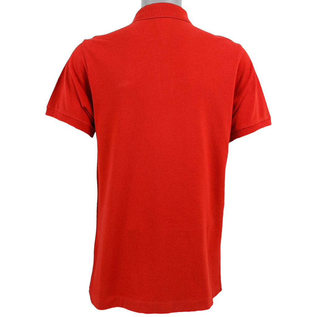 Lacoste - Red Polo T-Shirt X-Large Vintage Retro