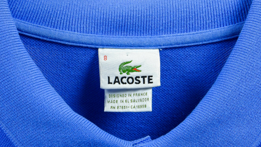 Lacoste - Blue Polos T-Shirt X-Large Vintage Retro