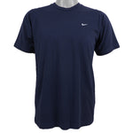 Nike - Blue Classic T-Shirt 1990s Small Vintage Retro