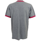 Nike - Grey Big Spell-Out T-Shirt 1990s Large Vintage Retro