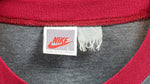 Nike - Grey Big Spell-Out T-Shirt 1990s Large Vintage Retro