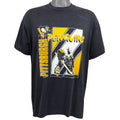 NHL (Trench) - Pittsburgh Penguins T-Shirt 1989 X-Large Vintage Retro Hockey