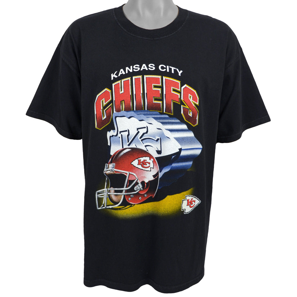 NFL (Dynasty) - Kansas City Chiefs T-Shirt 1990s X-Large Vintage Retro Football