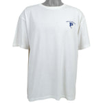 Ralph Lauren (Polo) - White Big Logo T-shirt 1990s Large Vintage Retro