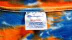 Champion - Denver Broncos Tie-die Spell-Out T-Shirt 1990s Large Vintage Retro NFL Football