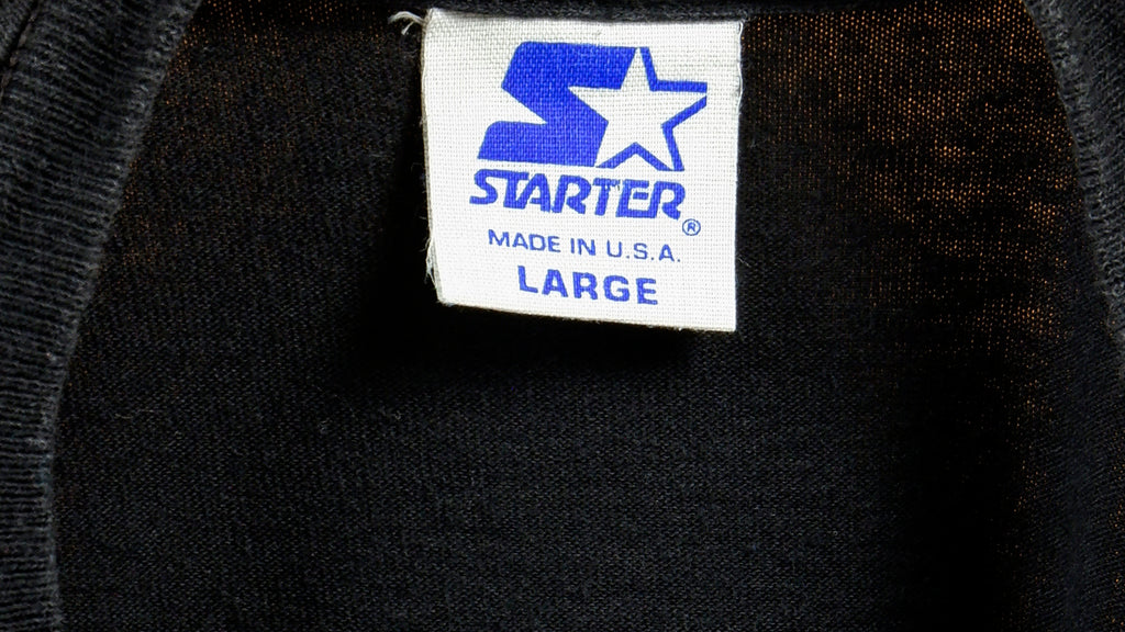 Starter - World Series Championship Braves VS Indians T-Shirt 1995 Large Vintage Retro MLB Baseball