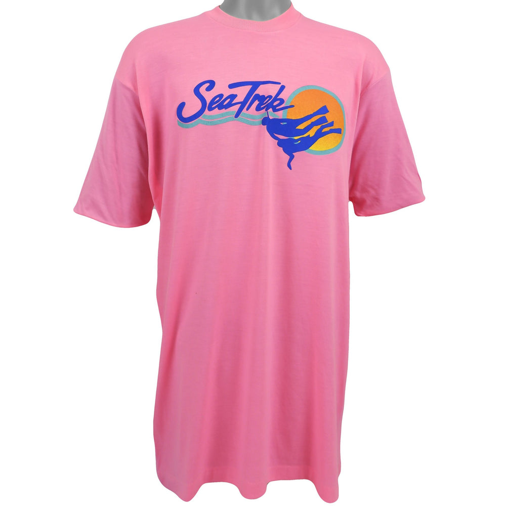 Vintage - Royal Caribbean Sea Trek T-Shirt 1990s X-Large Vintage Retro