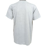 Vintage (Best) - Grey Newfoundland Spell-Out T-Shirt 1990s Large Vintage Retro