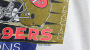 NFL (Trench)- Super Bowl XXIX Chargers VS 49ers T-Shirt 1995 Large Vintage Retro Football