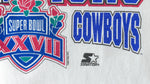 Starter - Dallas Cowboys Big Logo & Spell-Out T-Shirt 1992 Large Vintage Retro NFL Football