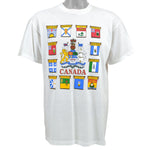 Vintage (Jerzees)- Canada Province Flags T-Shirt 2000 X-Large