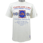 NBA (Nutmeg) - Cleveland Cavaliers Central Division T-Shirt 1990s Large Vintage Retro Basketball