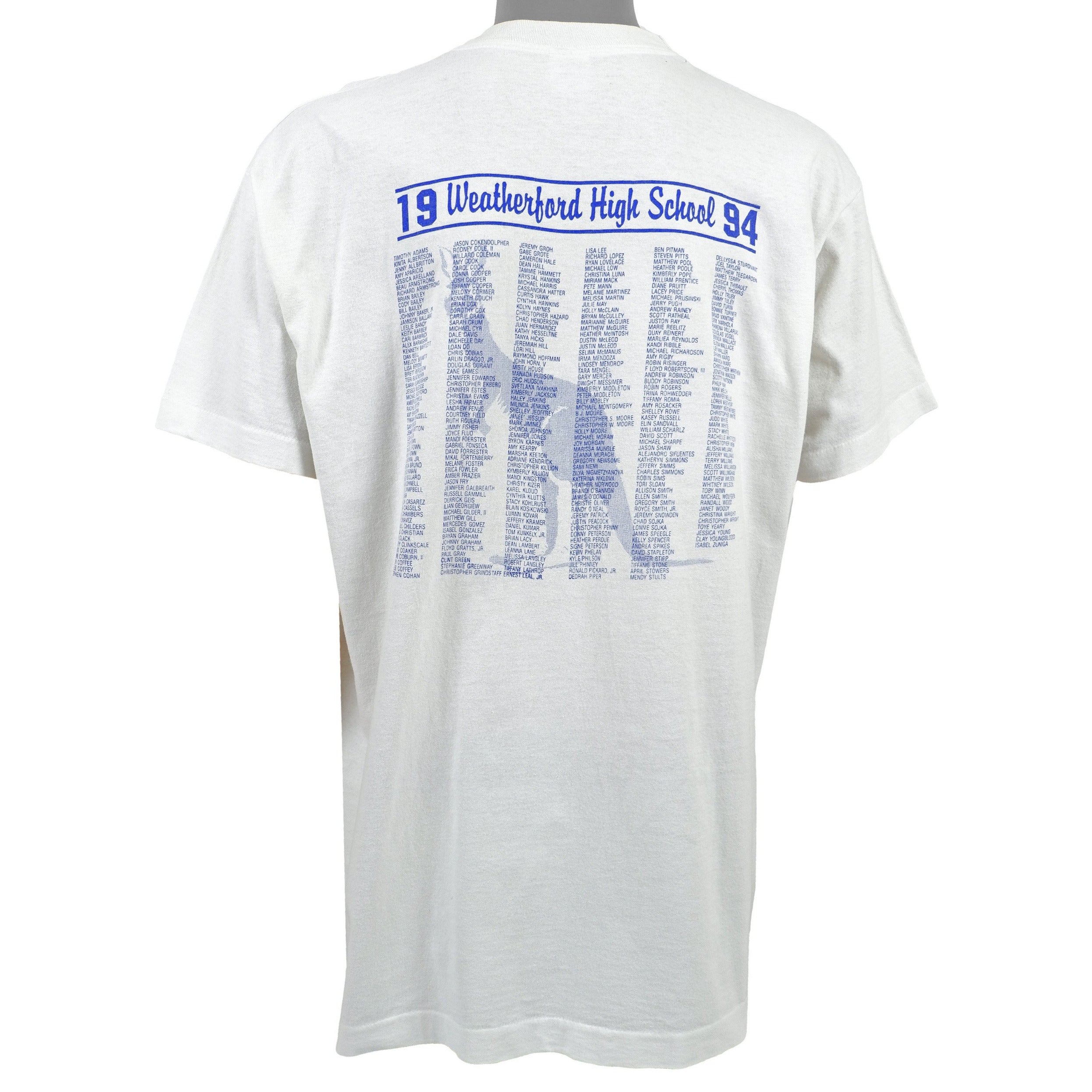 Vintage - Hey World RU Ready for the Class of 94 T-Shirt 1994 X-Large Vintage Retro