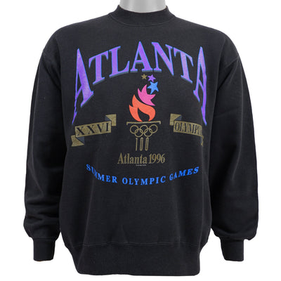 Vintage (Hanes) - Atlanta Olympic Spell-Out Crew Neck Sweatshirt 1996 Large