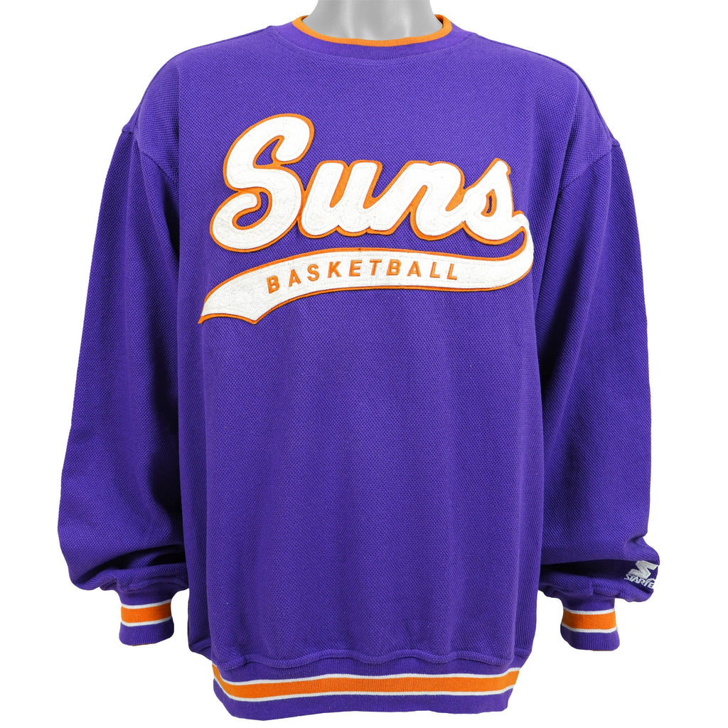 Starter - Phoenix Suns Crew Neck Sweatshirt 1990s Large Vintage Retro Basketball
