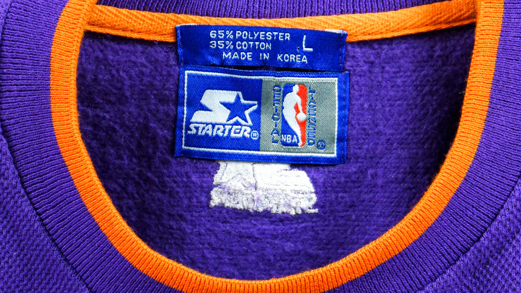 Starter - Phoenix Suns Crew Neck Sweatshirt 1990s Large Vintage Retro Basketball