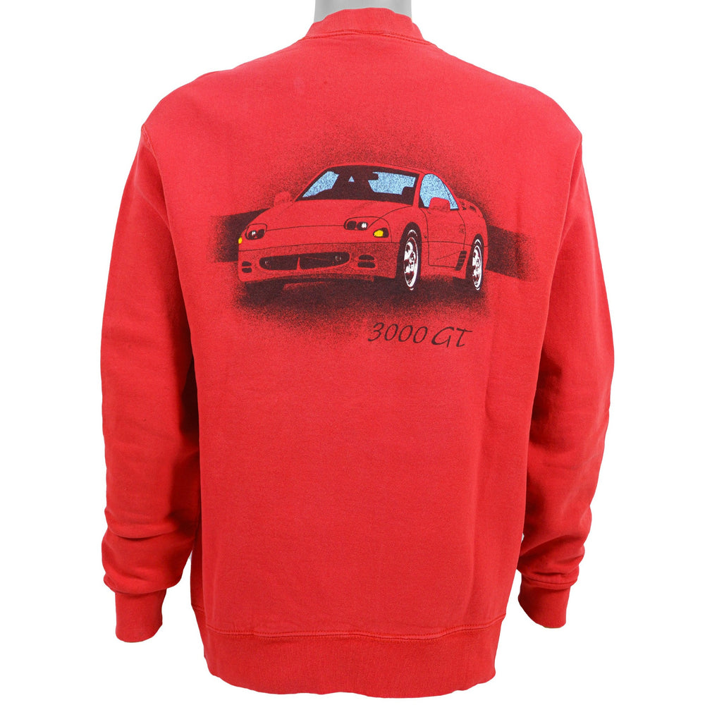 Vintage - Mitsubishi 3000 GT Crew Neck Sweatshirt 1990s Large Vintage Retro 