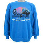 Vintage (Hanes) - B&B Buffalo Ranch, Ellicottville, N.Y.  Sweatshirt 1990 Large Vintage Retro
