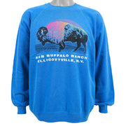 Vintage (Hanes) - B&B Buffalo Ranch, Ellicottville, N.Y.  Sweatshirt 1990 Large Vintage Retro