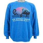 Vintage (Hanes) - B&B Buffalo Ranch, Ellicottville, N.Y.  Sweatshirt 1990 Large Vintage Retro