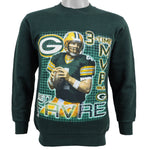NFL (Pro Player) - Packers Brett Favre 3 Time MVP Sweatshirt 1997 Medium Vintage Retro Football