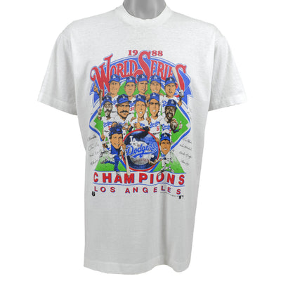 MLB (Salem) - Los Angeles Dodgers World Series Champions Deadstock T-Shirt 1988 Large
