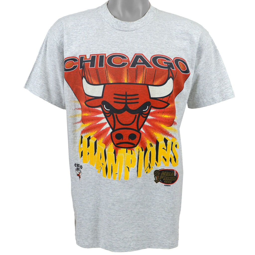 NBA (Signal Sport) - Chicago Bulls Champions Finals T-Shirt 1996 Large Vintage Retro Basketball