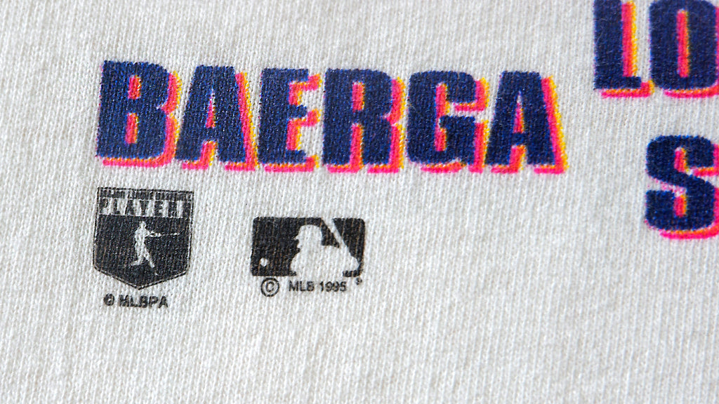 MLB (Salem) - Cleveland Indians - Power Company T-Shirt 199os Large Vintage Retro Baseball