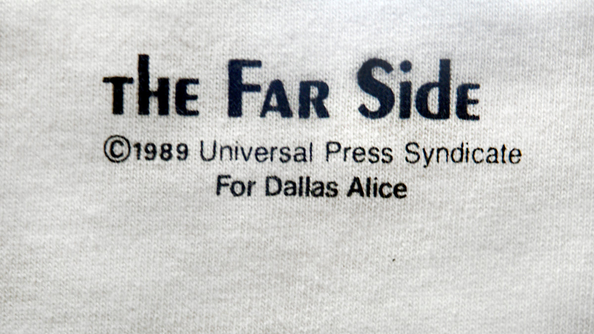 Vintage - Universal Press Syndicate The Far Side T-Shirt 1989 X-Large Vintage Retro