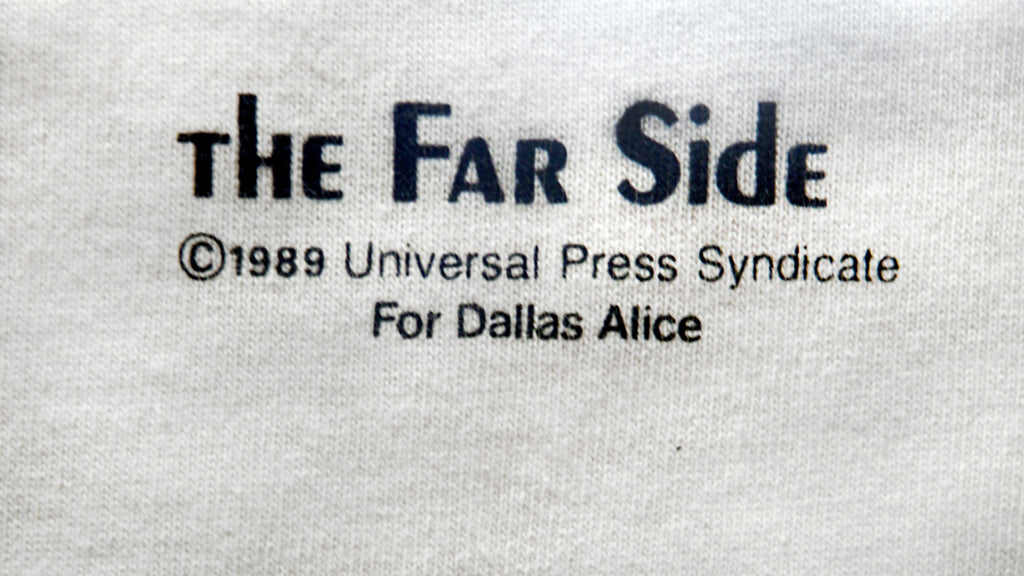 Vintage - Universal Press Syndicate The Far Side T-Shirt 1989 X-Large Vintage Retro