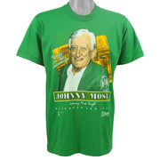 NBA (Salem) - Johnny Most Night - at Sport Channel T-Shirt 1990 Large Vintage Retro NBA Basketball