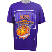 NBA - Phoenix Suns Spell-Out T-Shirt 1990s Medium Vintage Retro Basketball