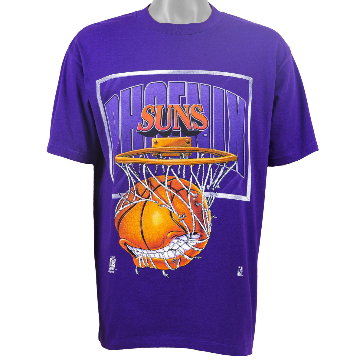 NBA - Phoenix Suns Spell-Out T-Shirt 1990s Medium Vintage Retro Basketball
