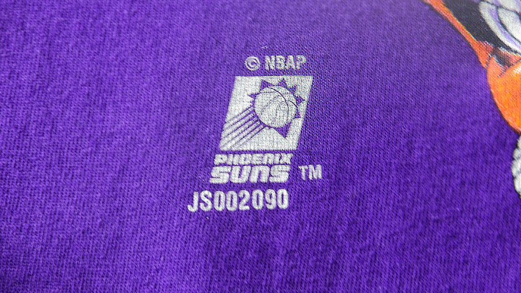 NBA - Phoenix Suns Spell-Out T-Shirt 1990s Medium Vintage Retro Basketball