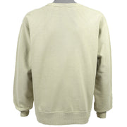 Champion - Beige Classic Crew Neck Sweatshirt 1990s Large Vintage Retro