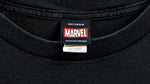 Marvel - Black Printed T-Shirt X-Large Vintage Retro