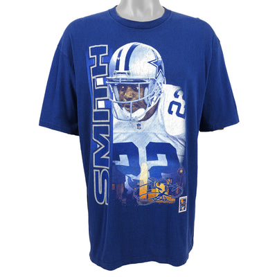 Starter - Dallas Cowboys - Smith Blue T-Shirt 1990s Large